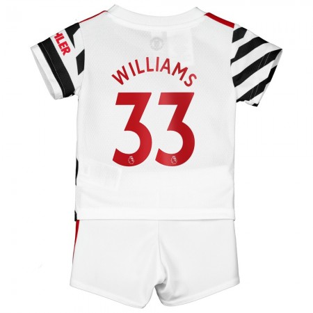 Billiga Fotbollströjor Manchester United Williams 33 Barn Tredje tröja 2020/21 Kortärmad
